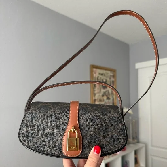 Celine | Bags | Celine Clutch On Strap Tabou In Triomphe
